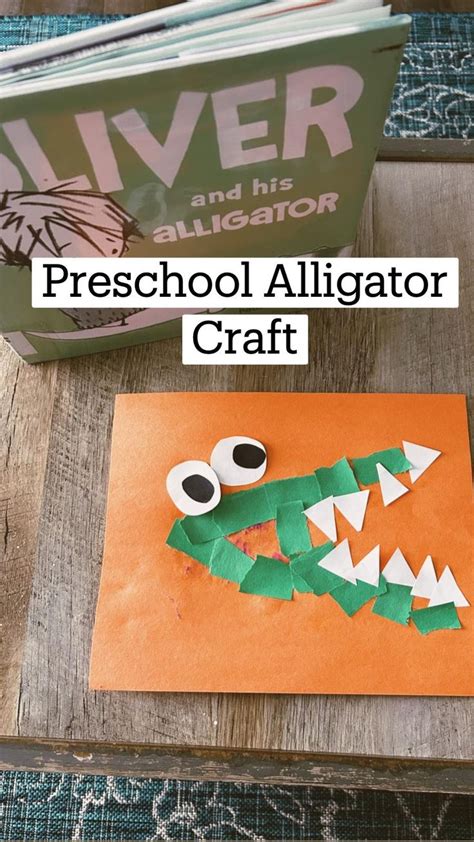 Preschool Alligator Craft | Alligator crafts, Crafts, Creative kids