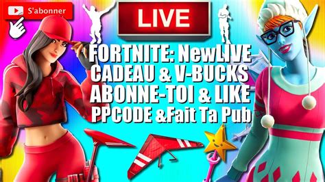 FORTNITE LIVE FR PPFAIT TA PUB PARTI PERSORUBIS PRUNELLECADEAU