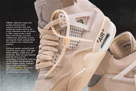 OFF-WHITE x Air Jordan 4 "Sail" Raffle Info 07/25/20 – Capsule