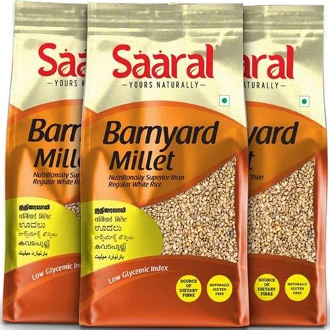 G Saaral Barnyard Millet Packaging Size Gm Gluten Free At Rs