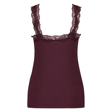 Rib Lace Cami Top For £17 Tops Hunkemöller