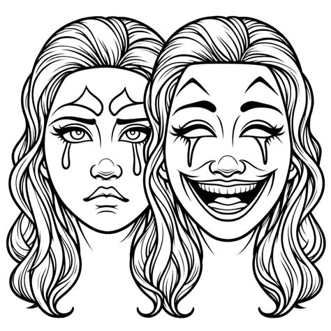 Laugh Now, Cry Later Girl coloring page - Download, Print or Color ...