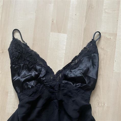 Vintage S Lingerie Babydoll Dress Sheer Bottom Depop