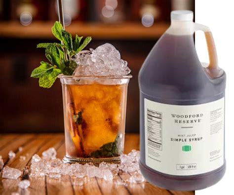 Woodford Reserve Mint Julep Simple Syrup 1 Gallon Elevate Your