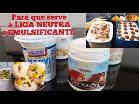 LIGA NEUTRA E EMULSIFICANTE Pra Que Serve E Onde Usar YouTube