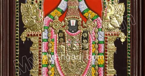 Thirupathi Venkatachalapathi Tanjore Painting