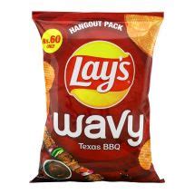 Purchase Lay's Wavy BBQ Potato Chips 64g Online at Best Price in ...