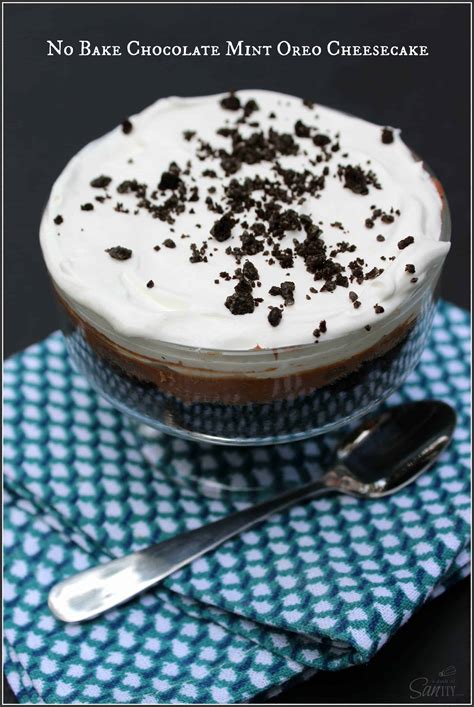 Mint Oreo Cheesecake Recipe