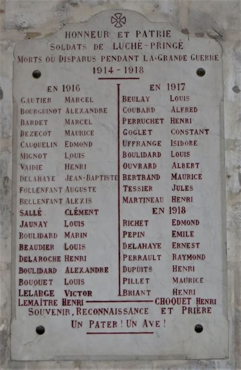 Luché Pringé Patrimoine et lavoirs en Sarthe