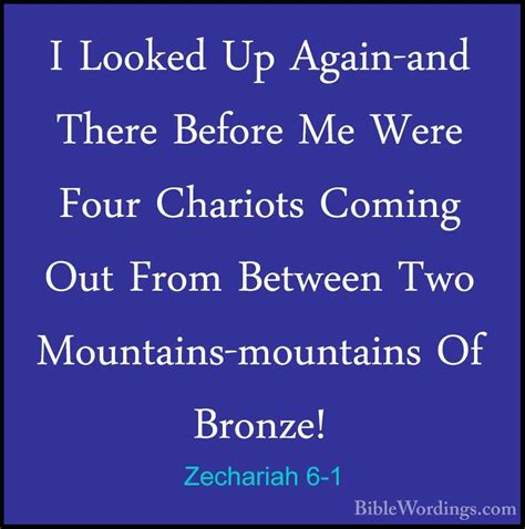 Zechariah 6 Holy Bible English