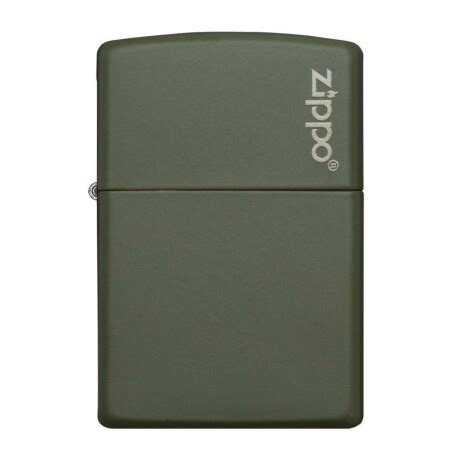 Encendedor Zippo Classic Verde Mate Con Logo 221ZL Aventureros