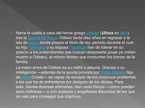 La Odisea PPT Descarga Gratuita