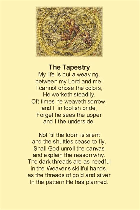 My Life Is But A Tapestry Poem Music Search Engine At Search