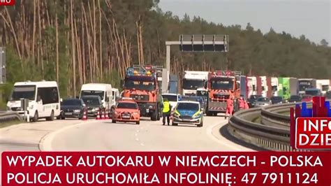 Wypadek Polskiego Autokaru W Niemczech Jest Wielu Rannych