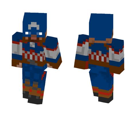 Download Captain America Civil War Minecraft Skin For Free