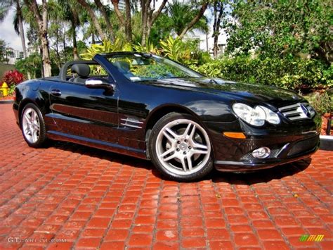 2007 Obsidian Black Metallic Mercedes Benz SL 550 Roadster 56481310