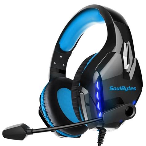 Soulbytes S Casque Gamer Avec Micro Pour Pc Xbox One St R O Basse