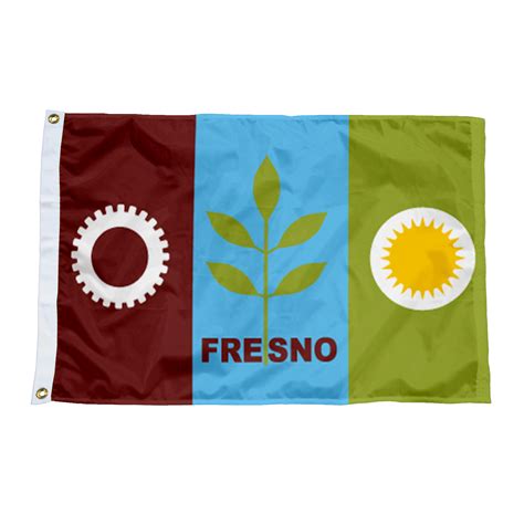 Fresno California Flag, Nylon All Sizes - Flagpro