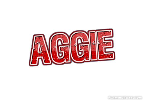 Aggie Logo | Free Name Design Tool from Flaming Text