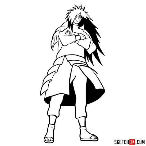 How To Draw Madara Easy