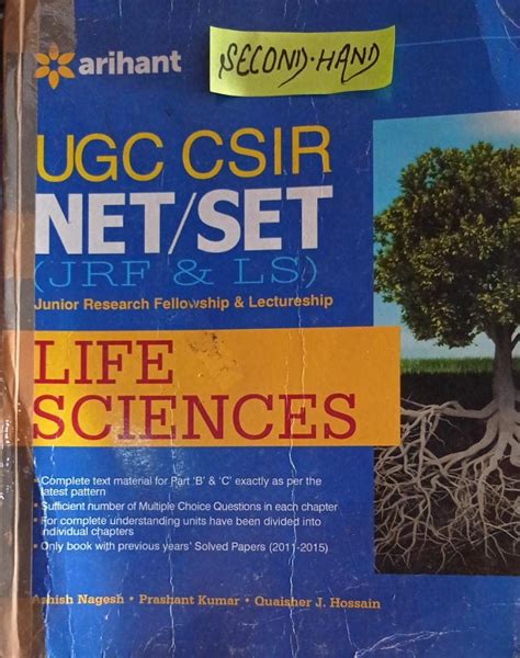 Buy Arihant Life Science Ugc Csir Net Set Jrf Ls Second Hand And Used