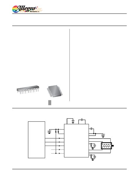 A3992SLP T Datasheet 1 13 Pages ALLEGRO DMOS Dual Full Bridge