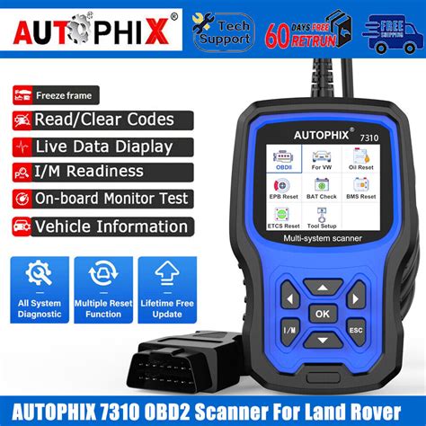 Autophix All Systems Obd Scanner Diagnostic Scan Tool Tpms Abs