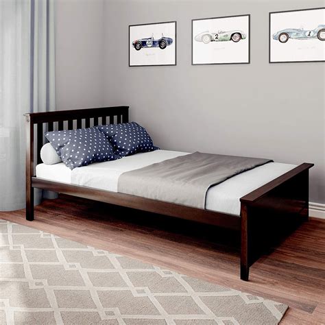 Max And Lily Full Size Platform Bed Espresso