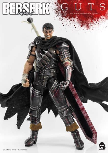 New Berserk Guts Figure Revealed By Threezero With Black Swordsman