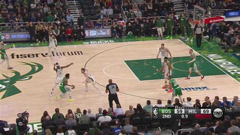 Last Second Field Goal Celtics Bucks Nba Official