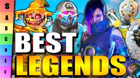 Ranking The Legends In Apex Legends Season 15 Apex Legends Tier List