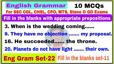 Fill In The Blanks With Appropriate Prepositions Eng Gram Set For