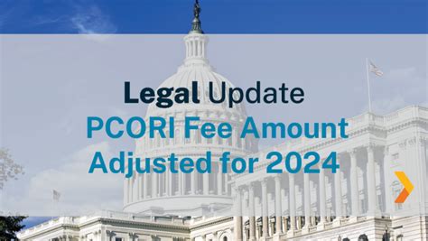 Legal Update PCORI Fee Amount Adjusted For 2024