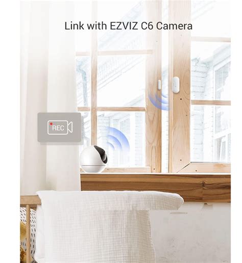 EZVIZ T2C Détecteur dOuverture Fermeture Détecteurs pour Portes et