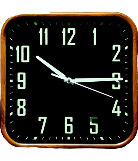 Sigaram Rectangular Analog Wall Clock Buy Sigaram Rectangular