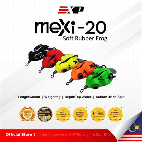 EXP MEXI 20 Frog EXP Soft Frog Umpan Snakehead Killer Umpan Tomman Keli