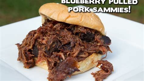 MOUTHWATERING Blueberry Pulled Pork Sammies YouTube