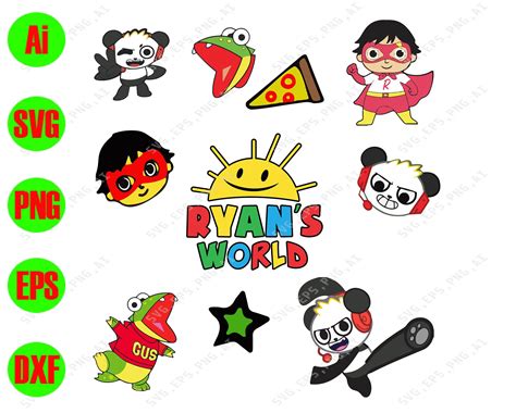 Ryan's World Cartoon Characters Names - Taylah Mcclain