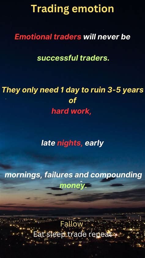 Role of emotion in trading. in 2024 | Trading quotes, Stock trading strategies, Intraday trading