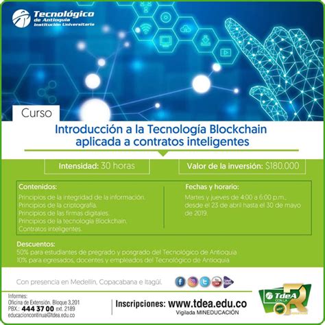 Curso introducción a la tecnología Blockchain aplicada a contratos