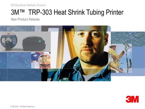 PPT 3M TRP 303 Heat Shrink Tubing Printer PowerPoint Presentation