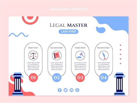 Free Vector Hand Drawn Flat Design Law Firm Template