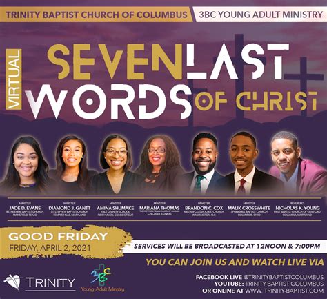 3BC Young Adults- 7 Last Words – Trinity Baptist Church