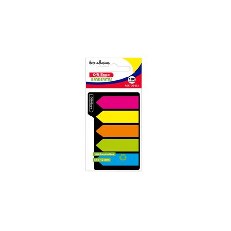 BANDERITAS NOTAS STICK NEON REF OE 372