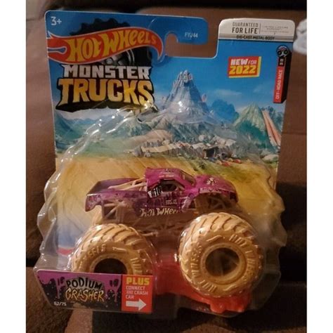 Toys Hot Wheels Monster Trucks Podium Crasher 6275 New For 222 Off Road Race Poshmark