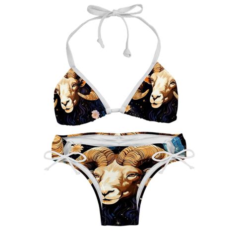 Aries Constellation Women S One Piece Swimsuit Bikini Set With