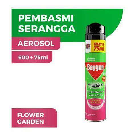 Jual Baygon Aerosol Flower Garden Ml Shopee Indonesia