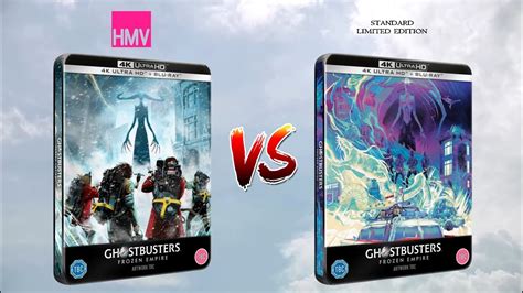 Ghostbusters Frozen Empire [hmv Exclusive 4k Ultra Hd Steelbook Vs Standard Steelbook] Youtube