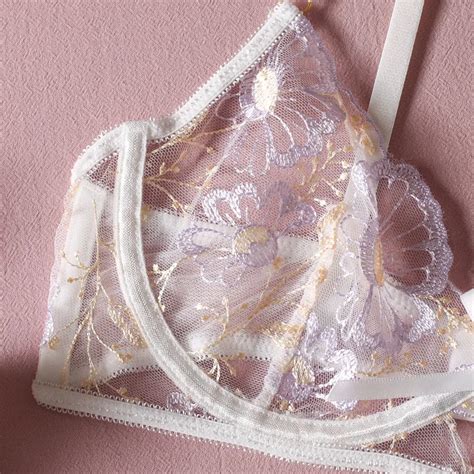 Deep Love See Through Lace Bra Hot Sexy Women Underwear