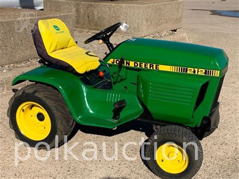 John Deere 212 Auction Results In New Paris Indiana